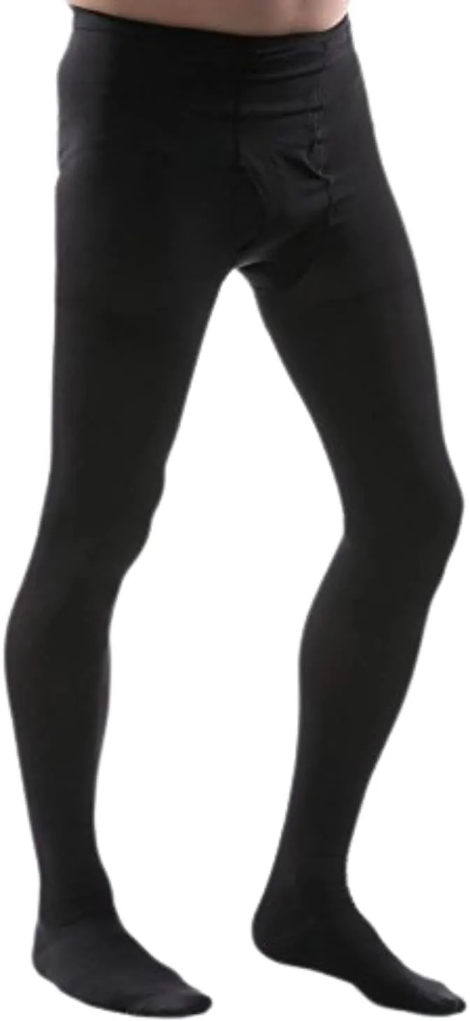 Allegro 20-30mmHg 234 Compression Leotard - Men's Waist High, Closed Toe Leotard for Upper Leg Support, Compression Pants