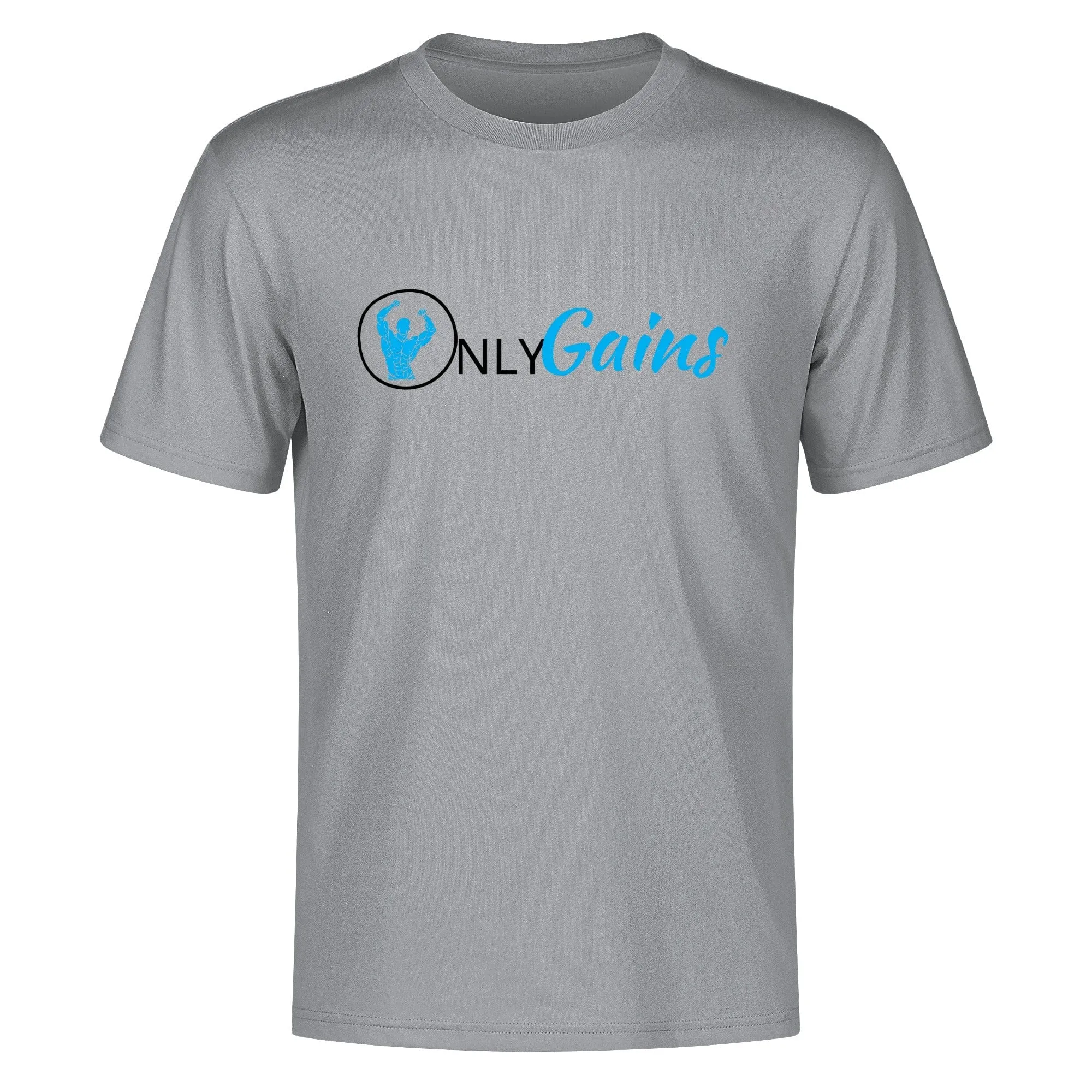 Allrj Only Gains Men's Cotton T Shirt
