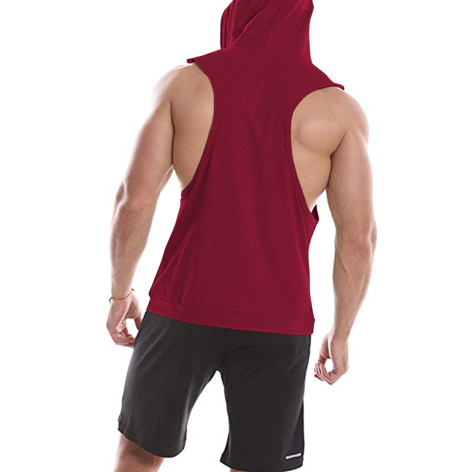 Allrj Sleeveless Lat hoodie