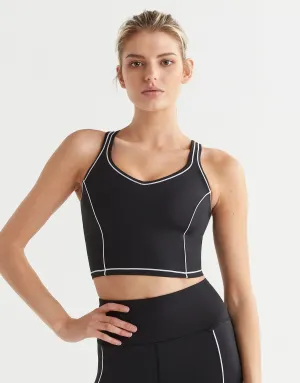 AMARA Sports Bra - Black/White