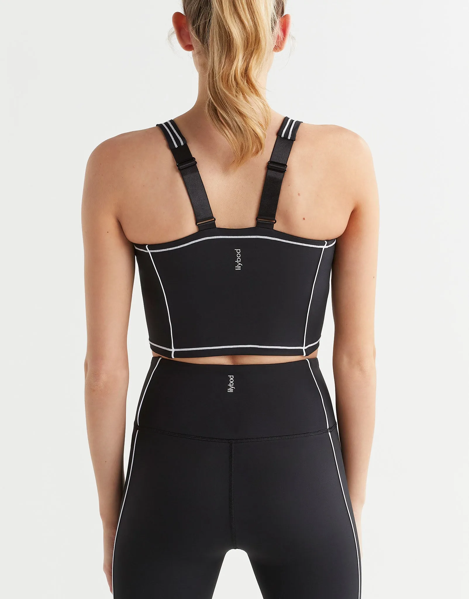 AMARA Sports Bra - Black/White