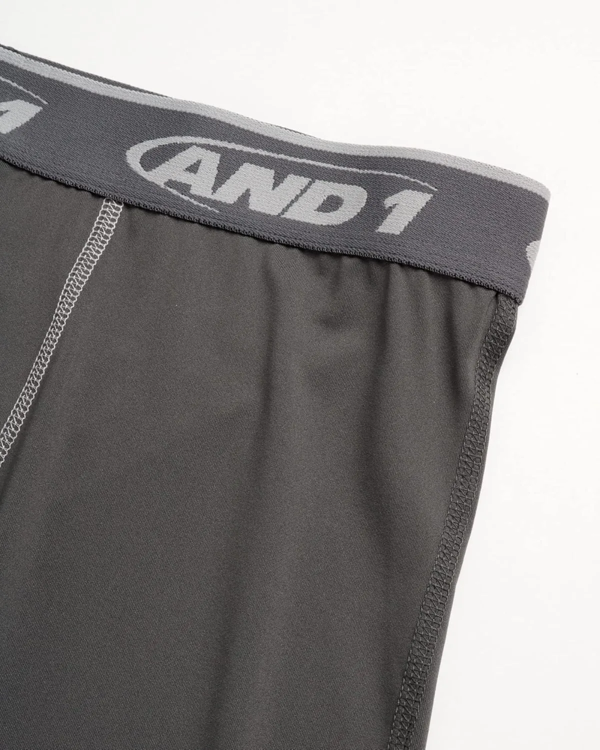 AND1 Men's Compression Pants - Athletic Performance Leggings Compression Tights - Full Length & Crop Base Layer Pants (S-XL)