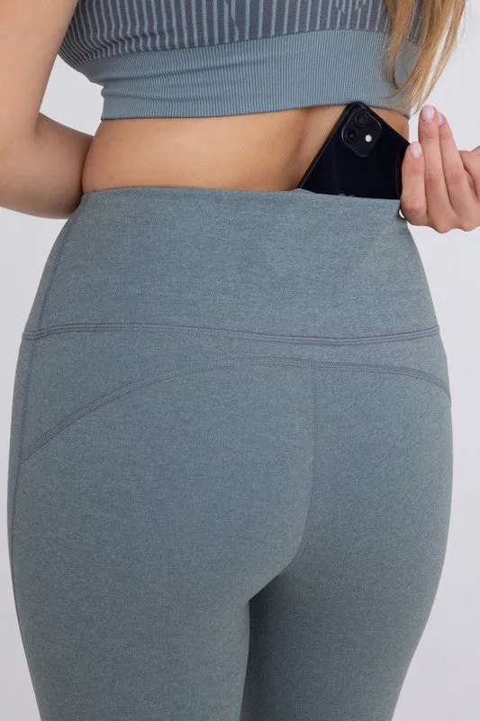 Arlie Flare Swoop Back High-Waisted Leggings