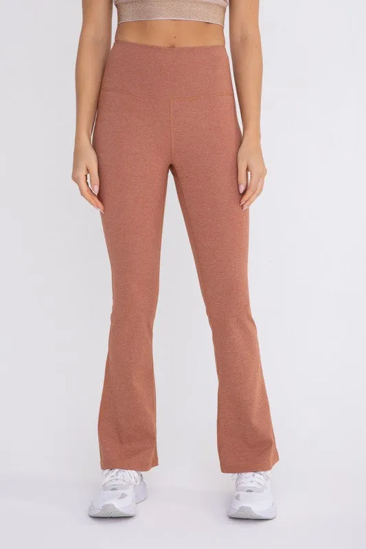 Arlie Flare Swoop Back High-Waisted Leggings