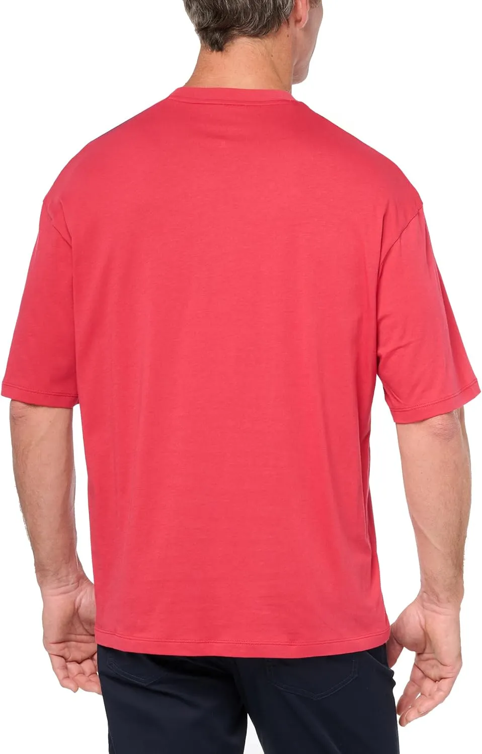 Armani Exchange Men's Comfort Fit Cotton Embroidered Ax Logo Tee
