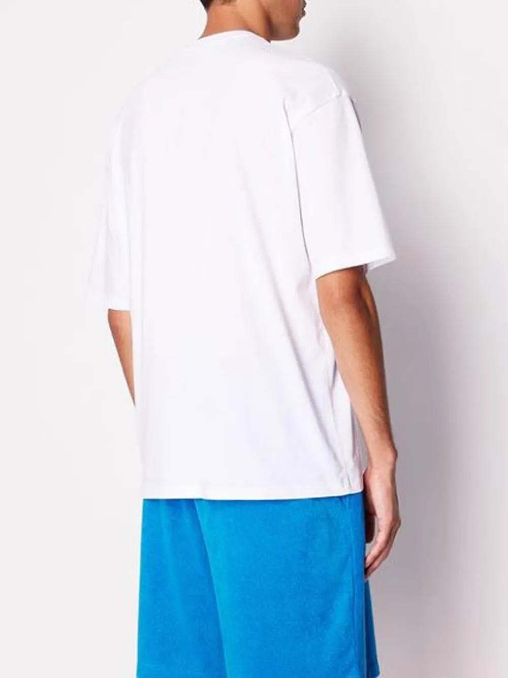 Armani Exchange Men's Comfort Fit Cotton Jersey Color Logo Tee