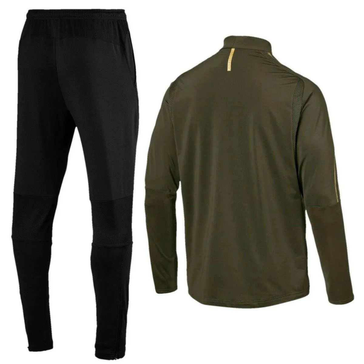 Arsenal FC green training technical soccer tracksuit 2018/19 - Puma