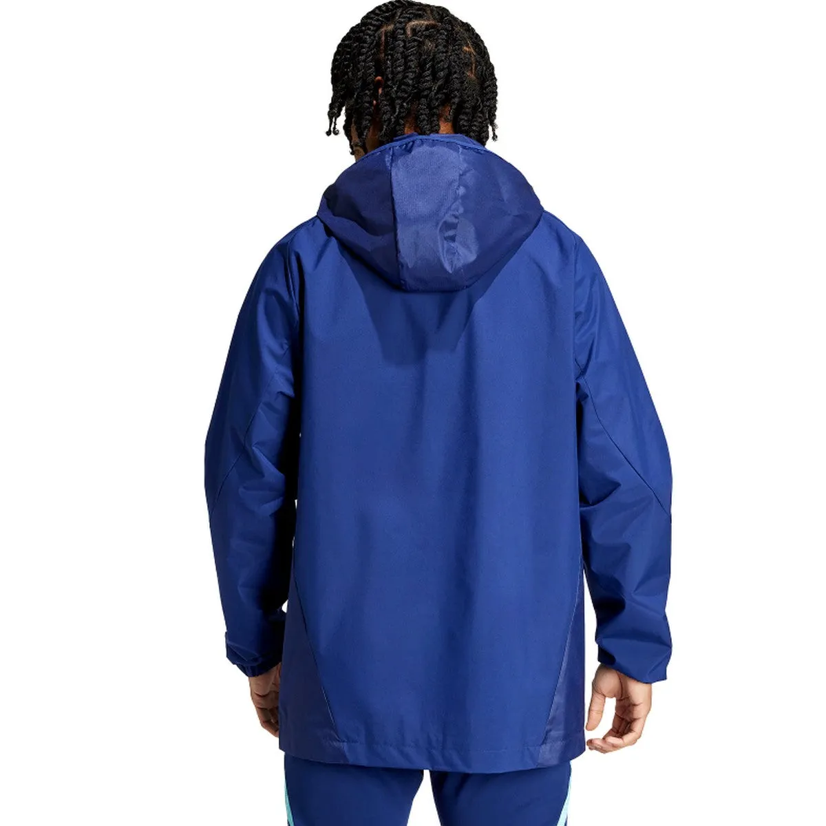 Arsenal FC navy blue soccer training rain jacket 2024/25 - Adidas