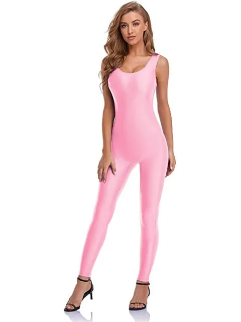 AshoreShop Womens Tank Jumpsuit Workout Dance Bodysuit