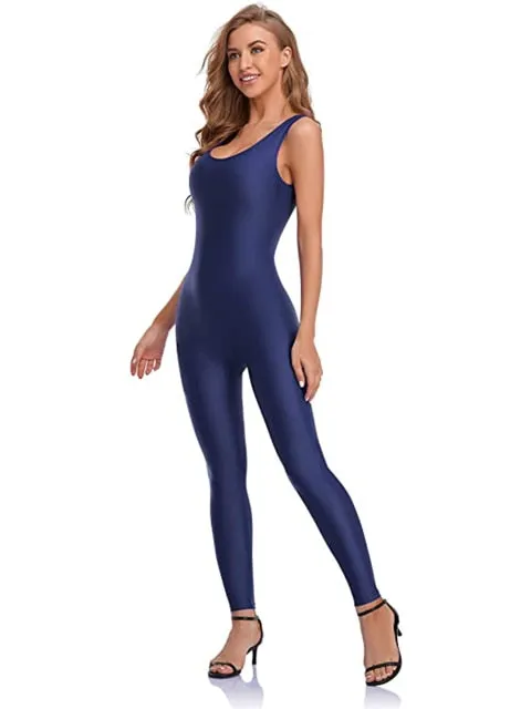 AshoreShop Womens Tank Jumpsuit Workout Dance Bodysuit