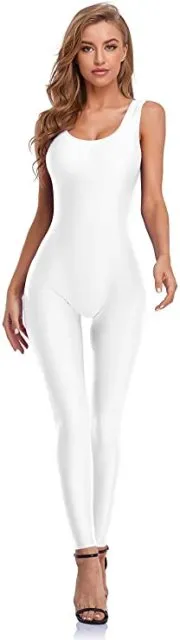 AshoreShop Womens Tank Jumpsuit Workout Dance Bodysuit