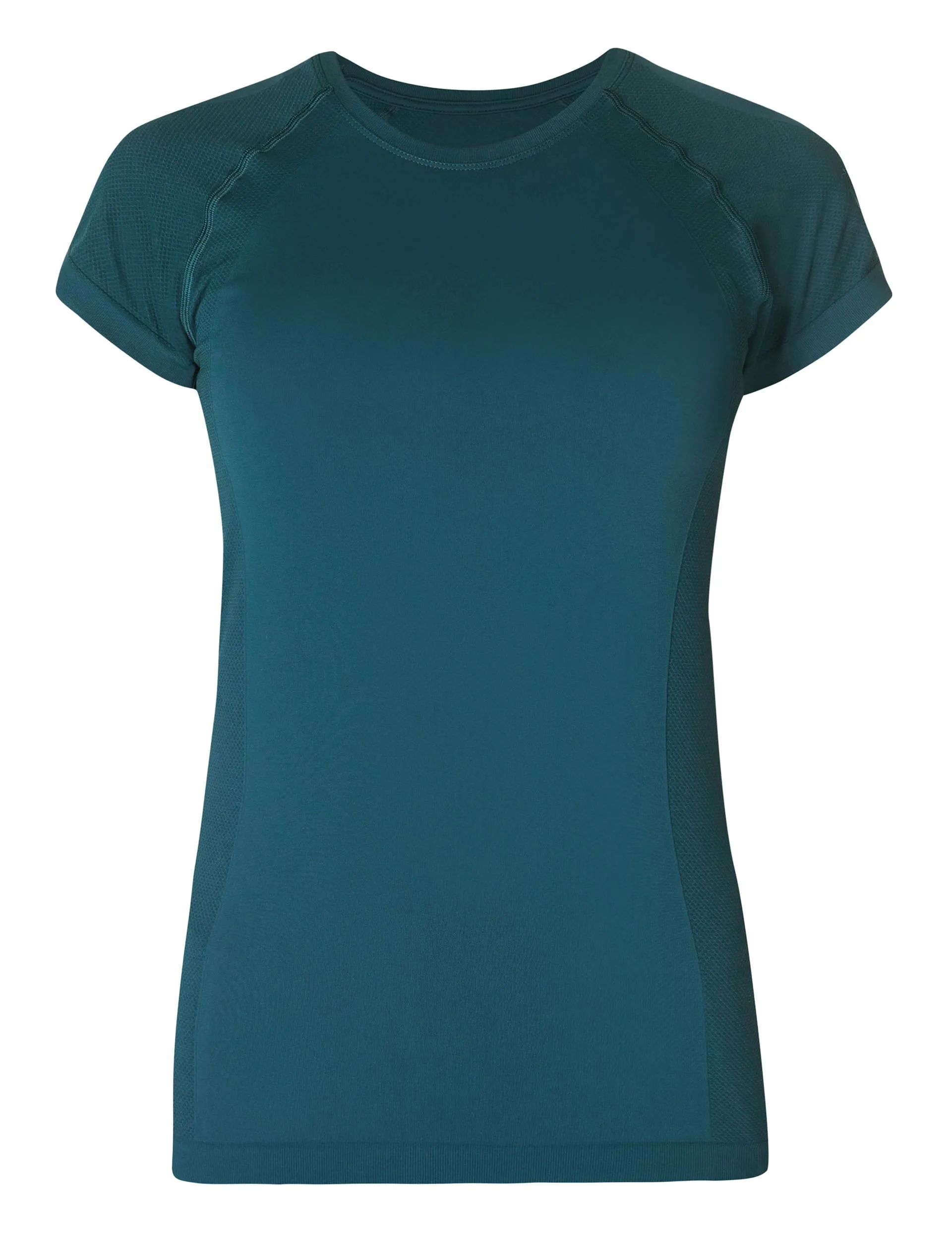Athlete Seamless Gym T-Shirt - Deep Green