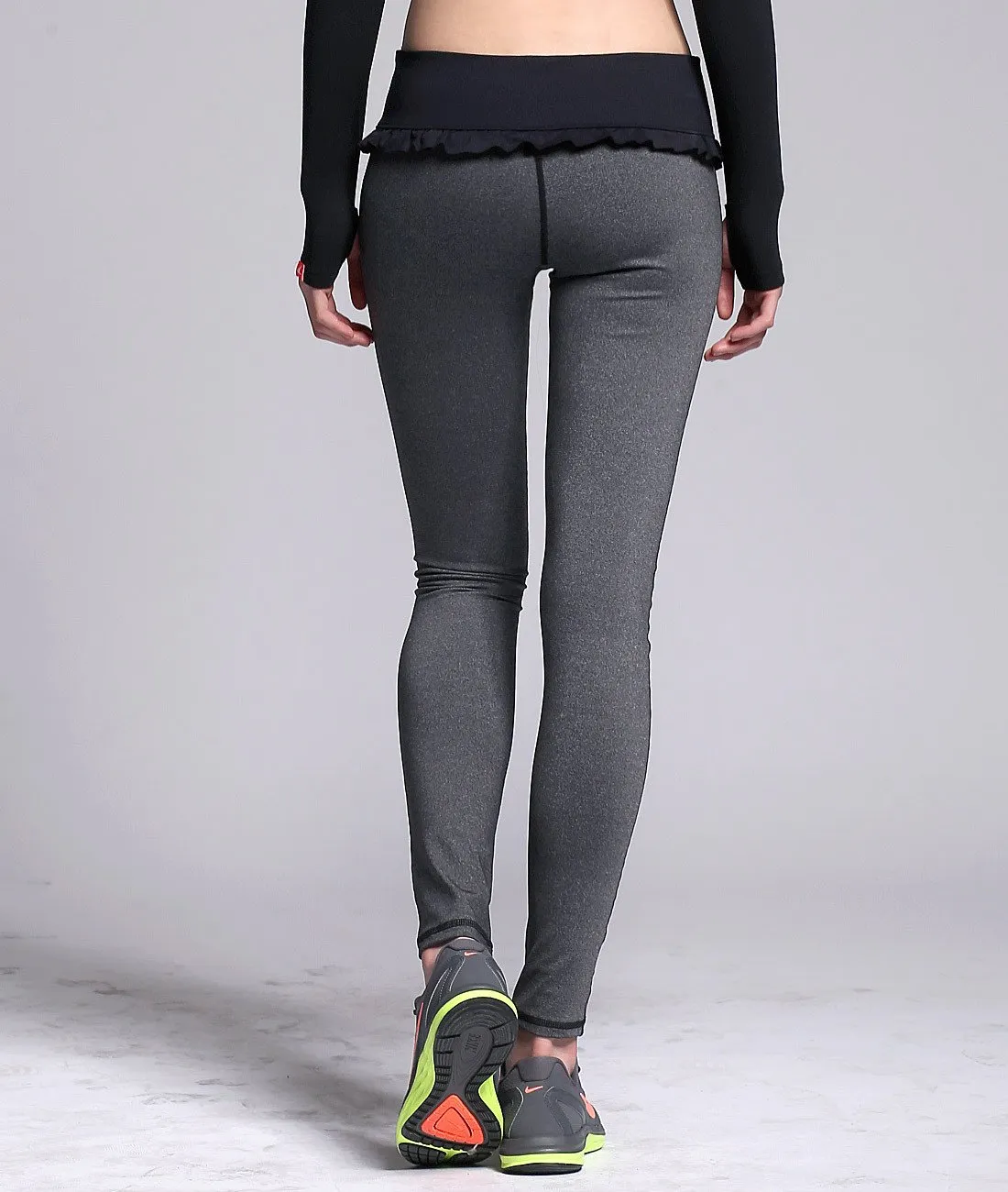 ATHLETE Women's Ruffle Trim Pants, Style BP03