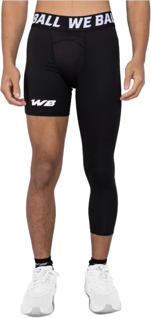 Athletic Compression Tights | Men's Single Leg Sports Tights | One Leg Compression Base Layer Leggings for Men