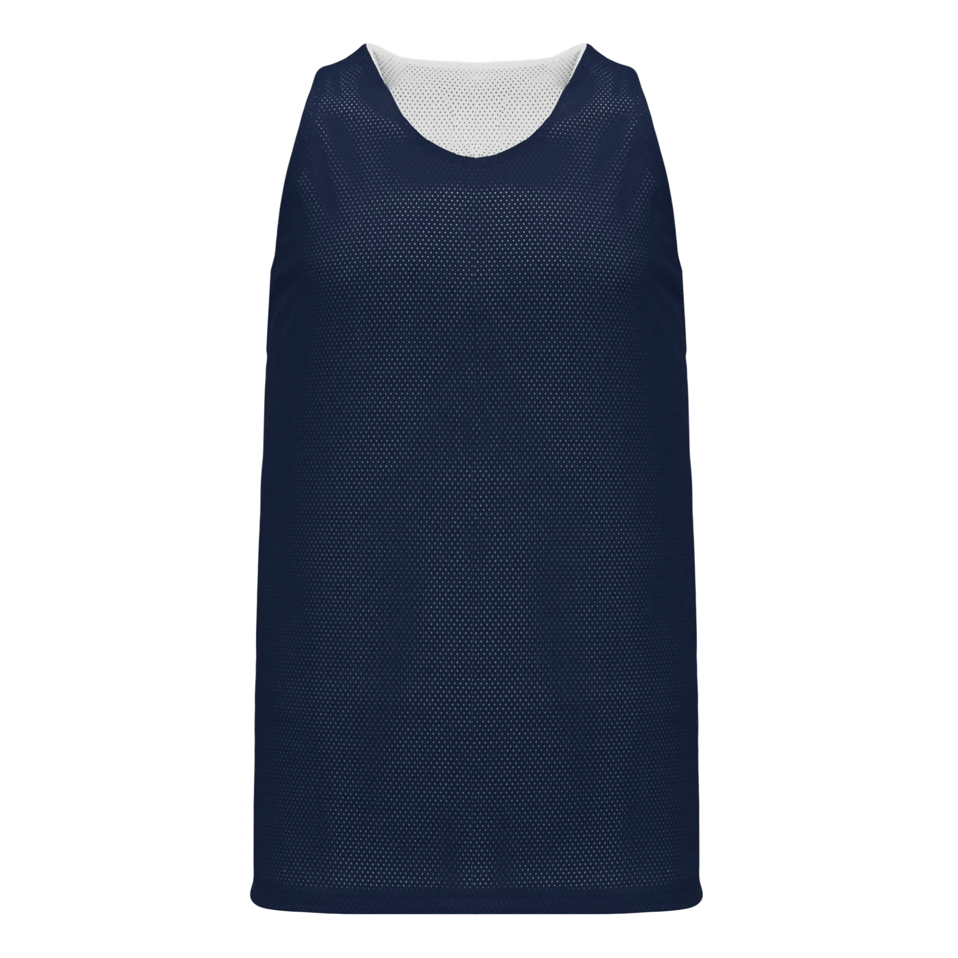 Athletic Knit (AK) BR1302A-216 Adult Navy/White Reversible League Basketball Jersey