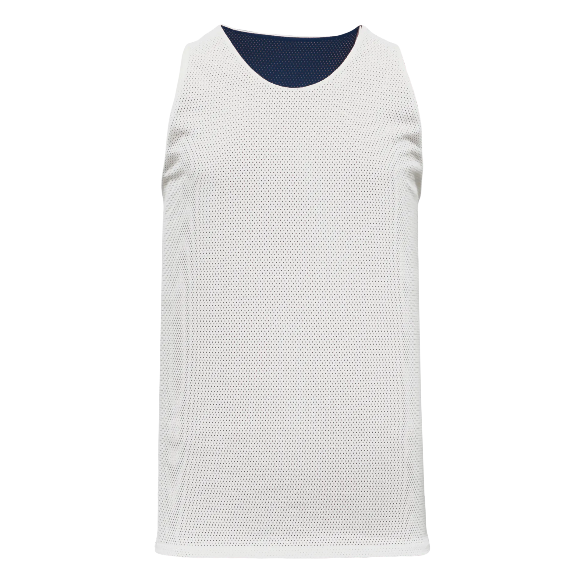 Athletic Knit (AK) BR1302A-216 Adult Navy/White Reversible League Basketball Jersey