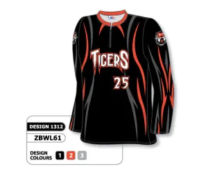 Athletic Knit Sublimated Long Sleeve Basketball Shooting Shirt Design 1312