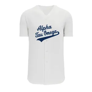 ATO White Mesh Baseball Jersey