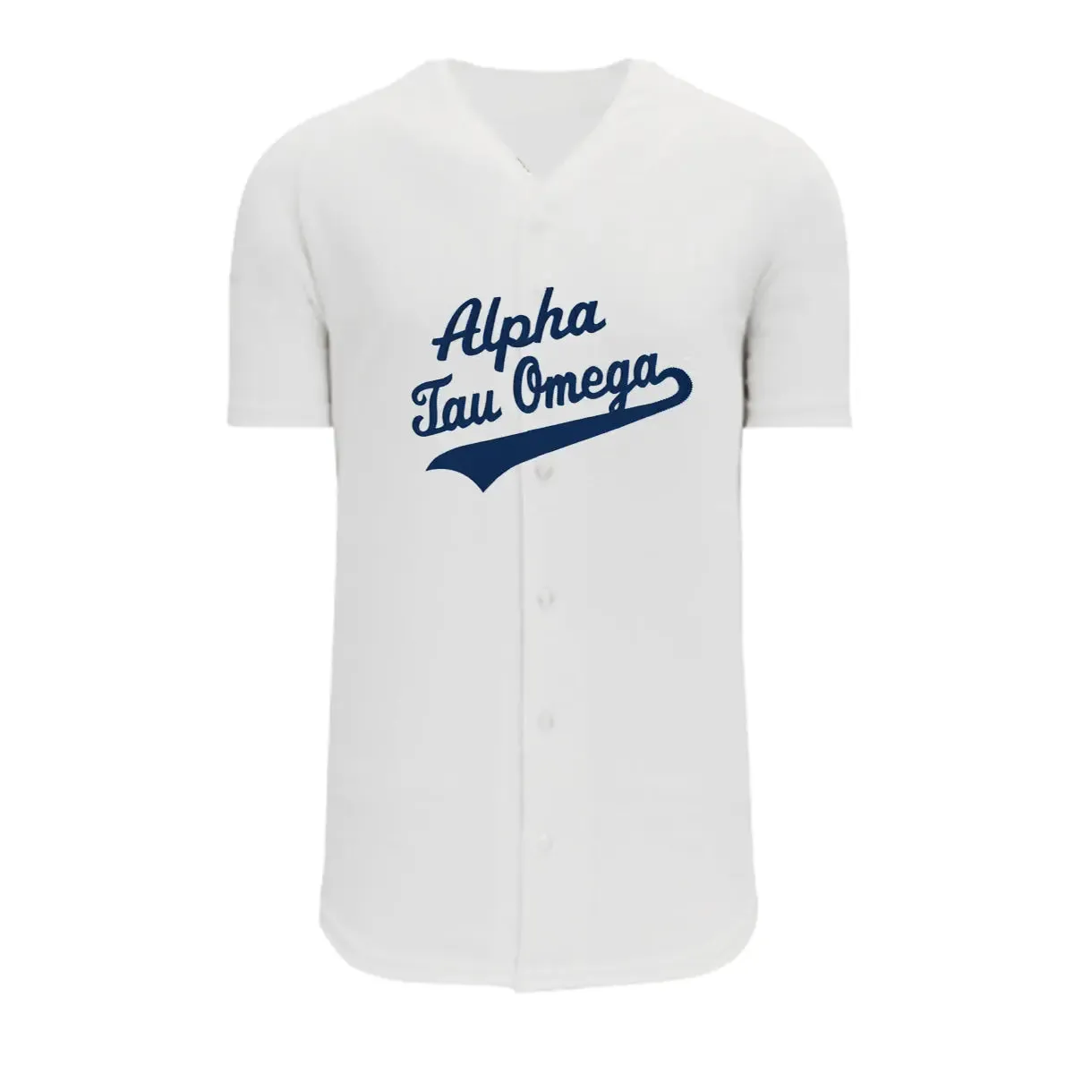 ATO White Mesh Baseball Jersey