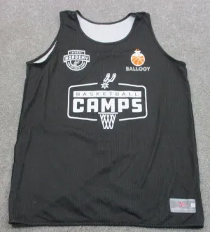 Authentic Score Apparel Basketball Shirt Women's Medium Black San Antonio Spurs