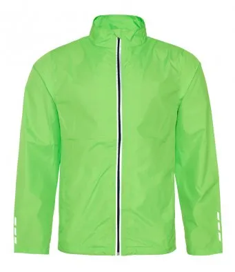 AWDis Just Cool Unisex Running Showerproof and windproof Jacket hi viz various colours