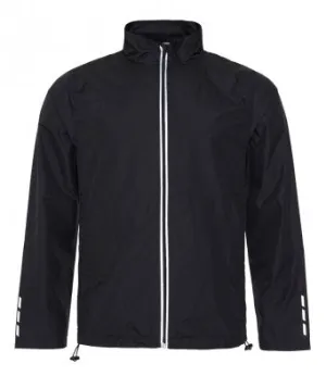 AWDis Just Cool Unisex Running Showerproof and windproof Jacket hi viz various colours