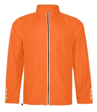 AWDis Just Cool Unisex Running Showerproof and windproof Jacket hi viz various colours