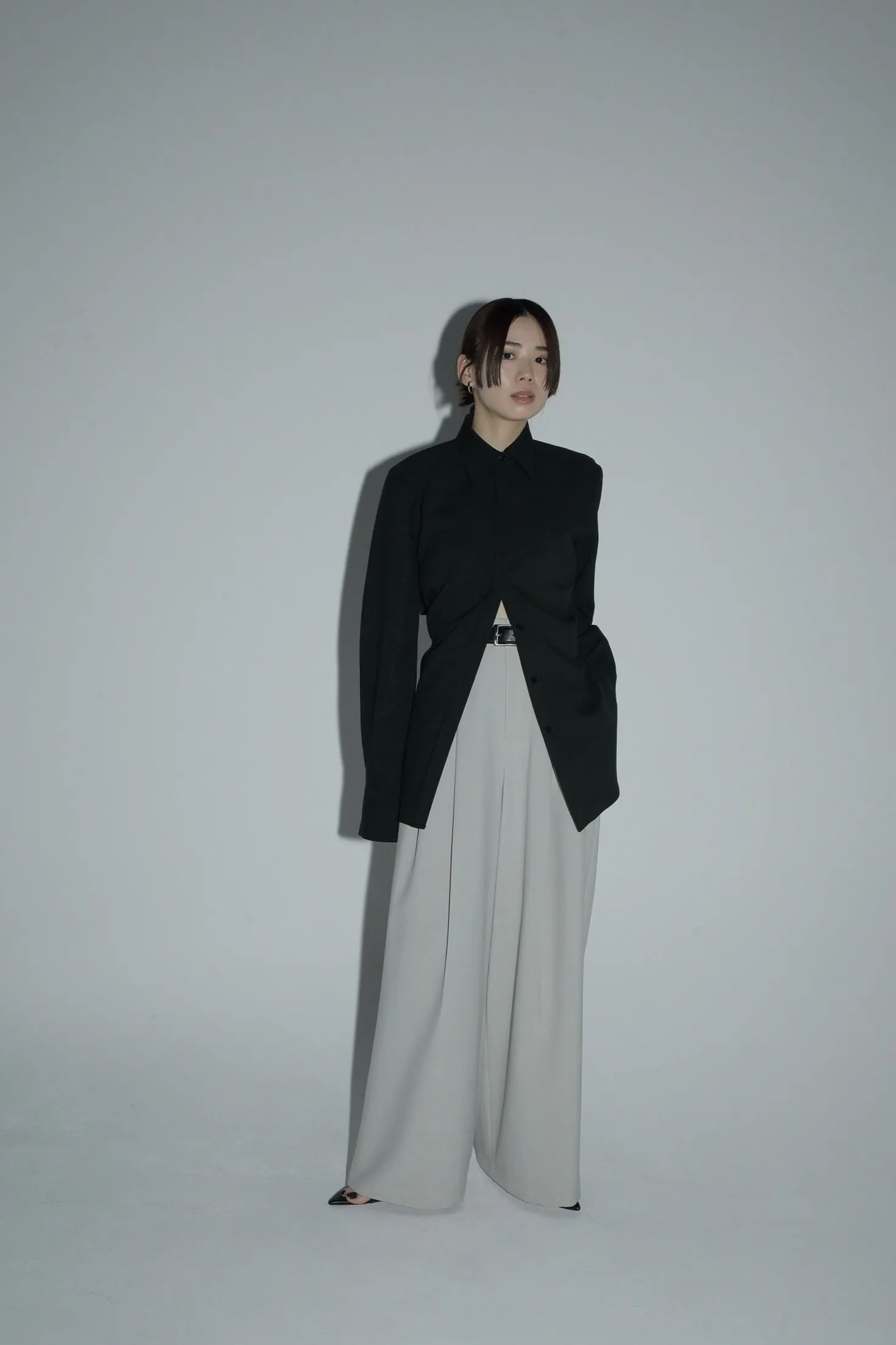 back open shape shirt