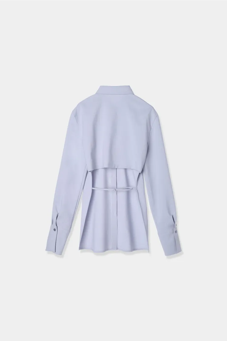 back open shape shirt