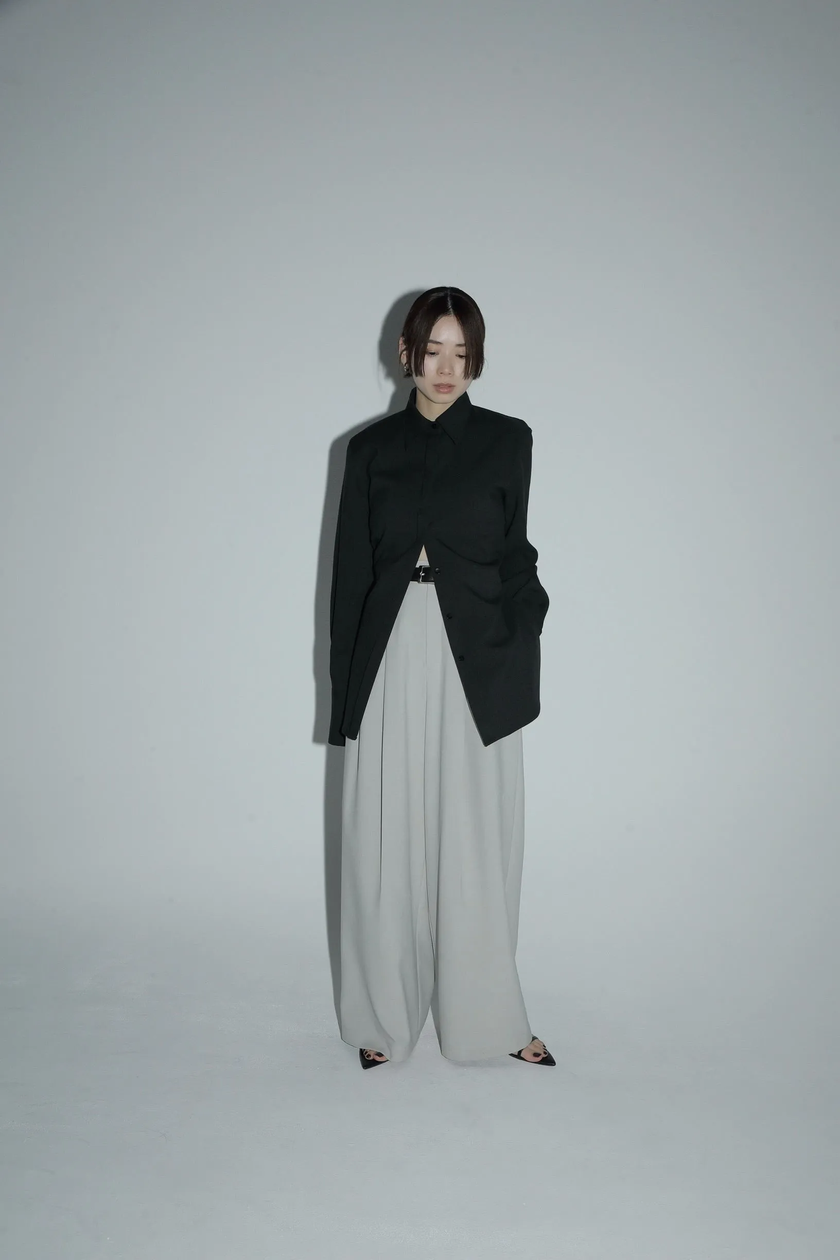 back open shape shirt