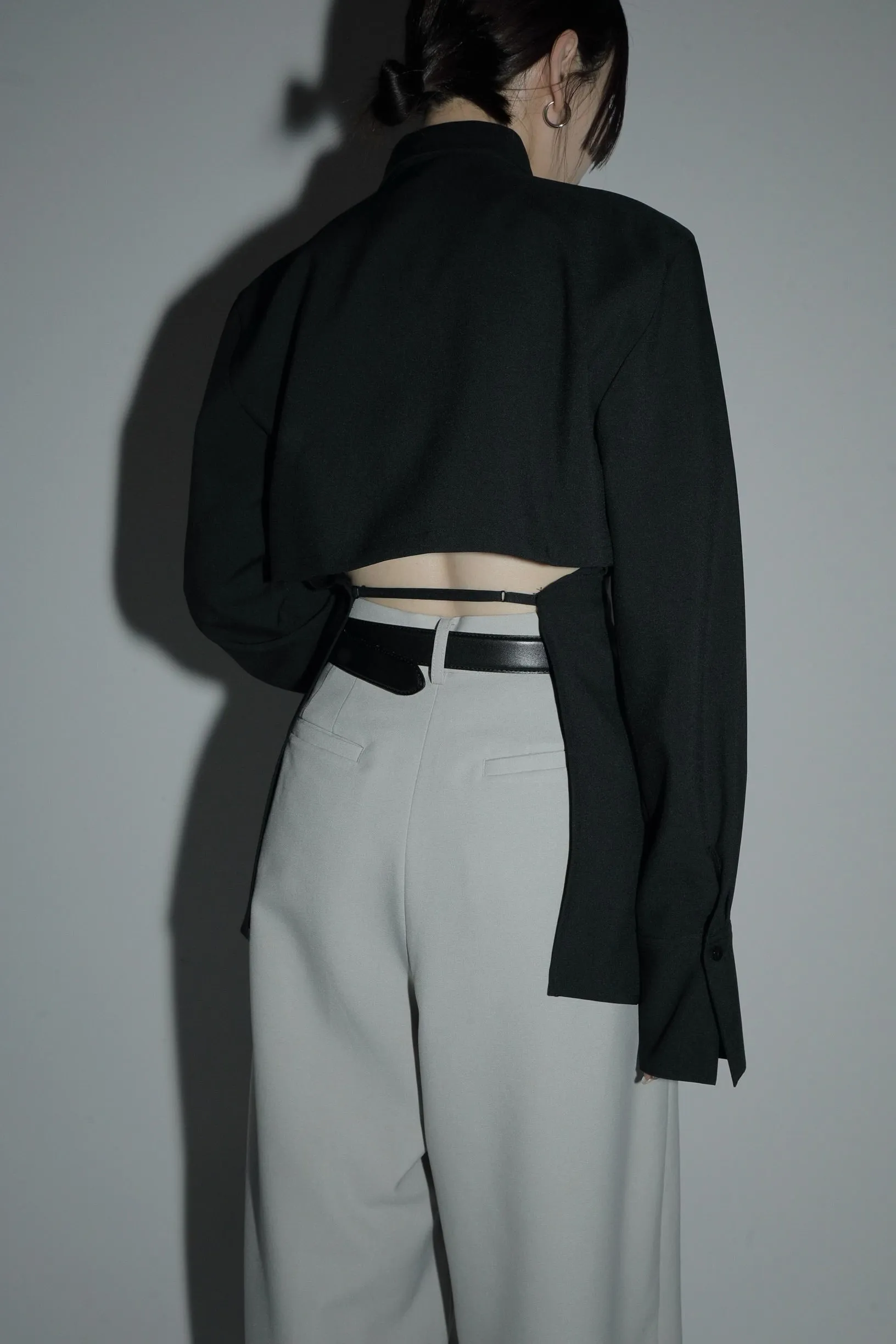 back open shape shirt
