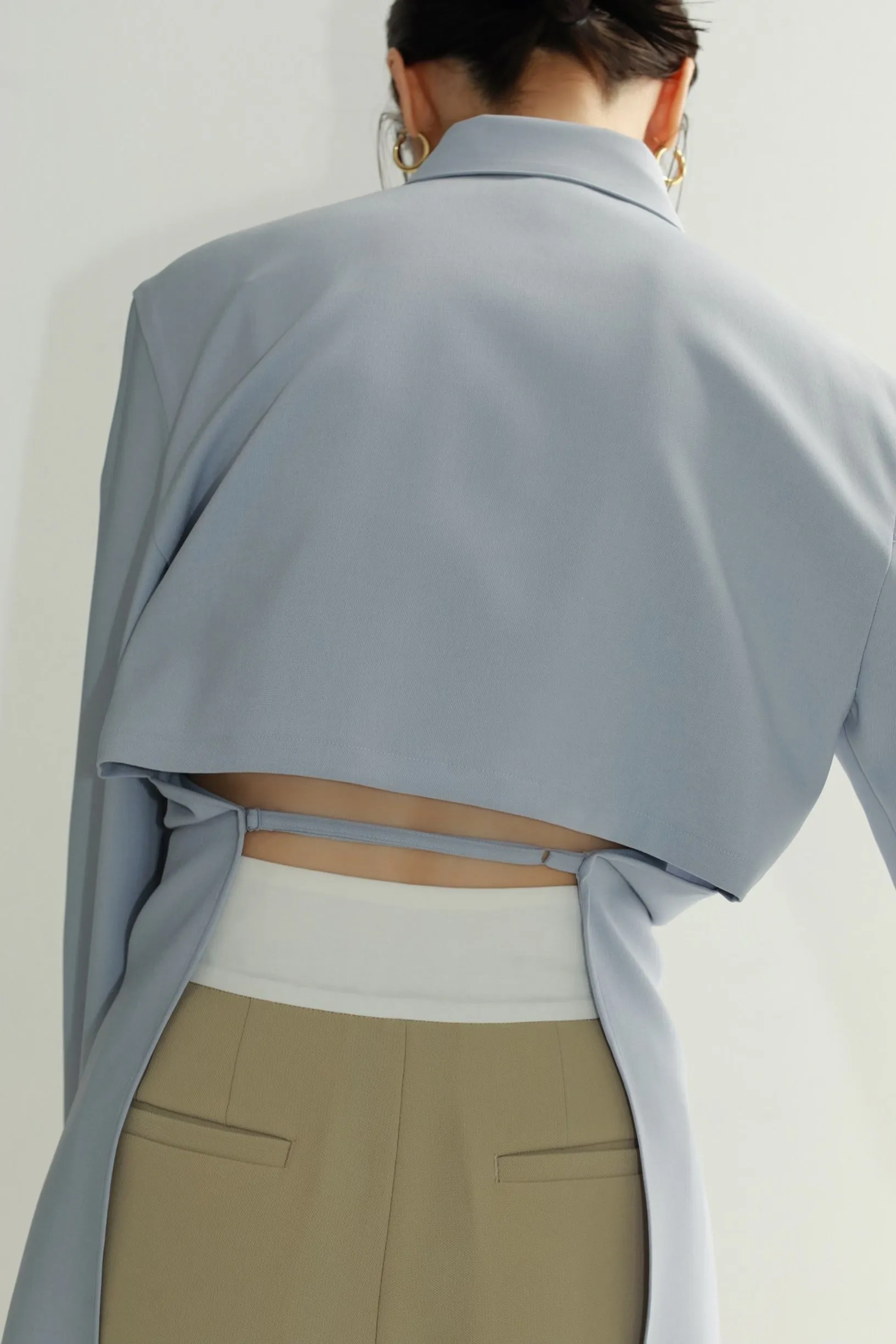 back open shape shirt