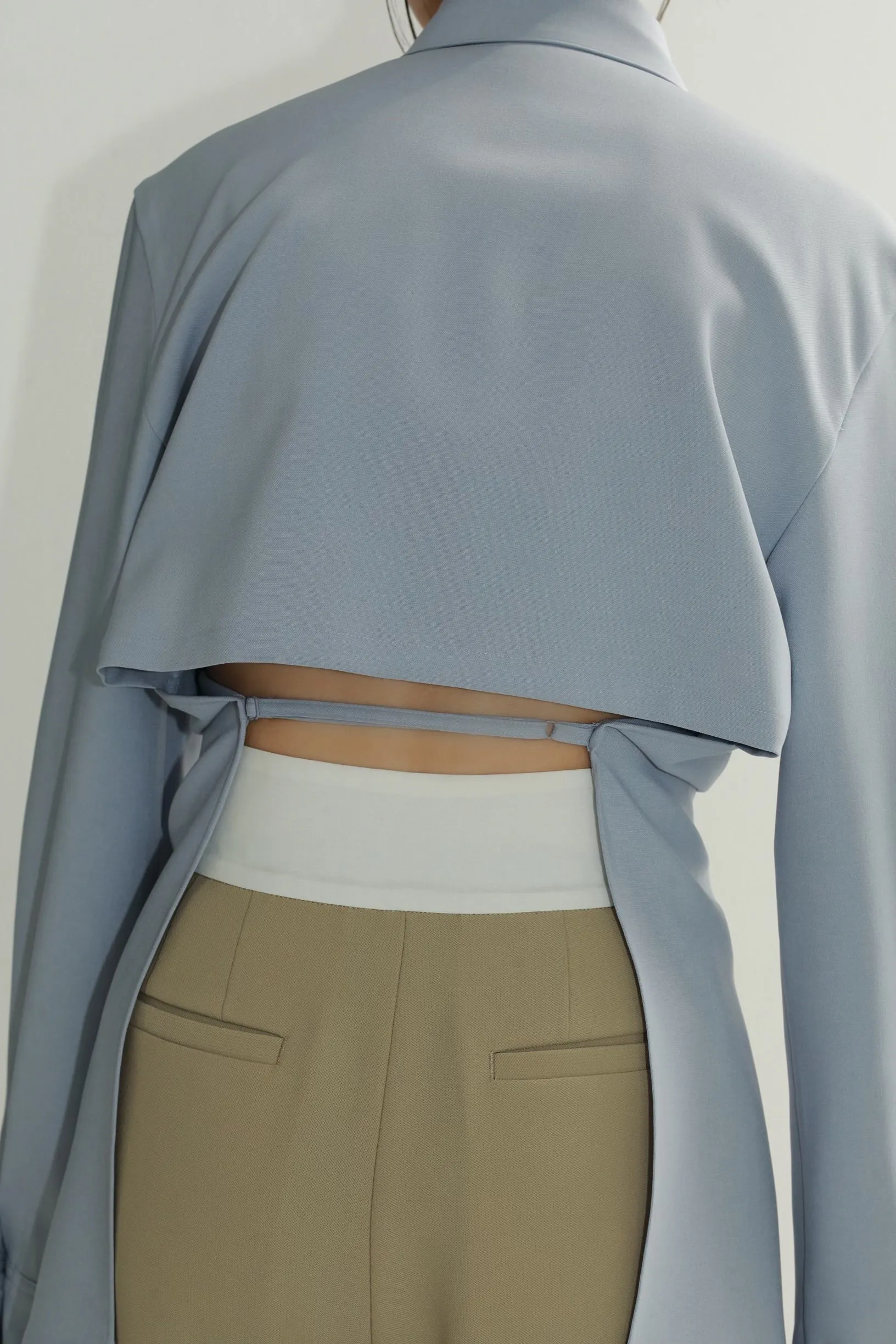 back open shape shirt
