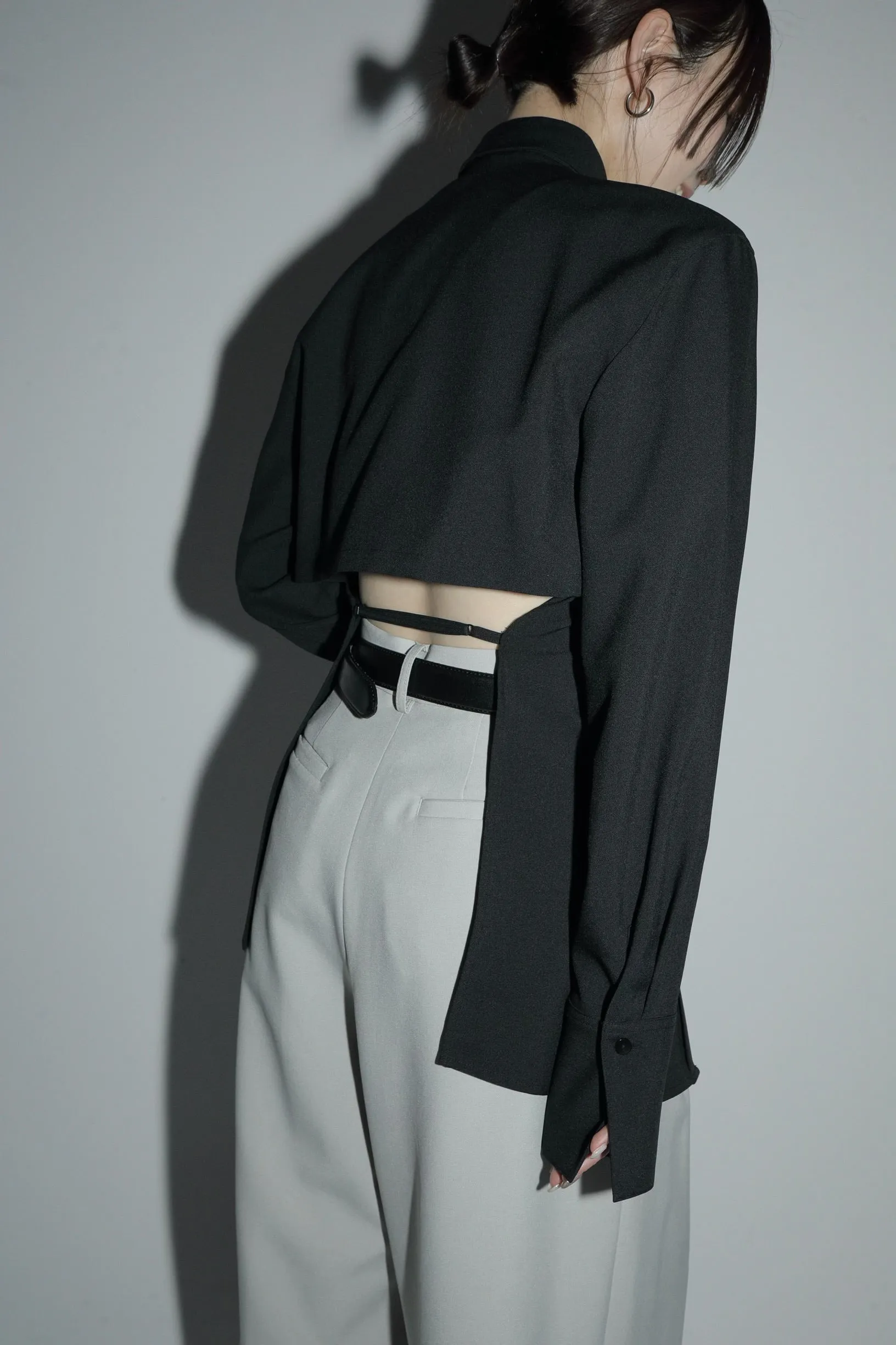 back open shape shirt