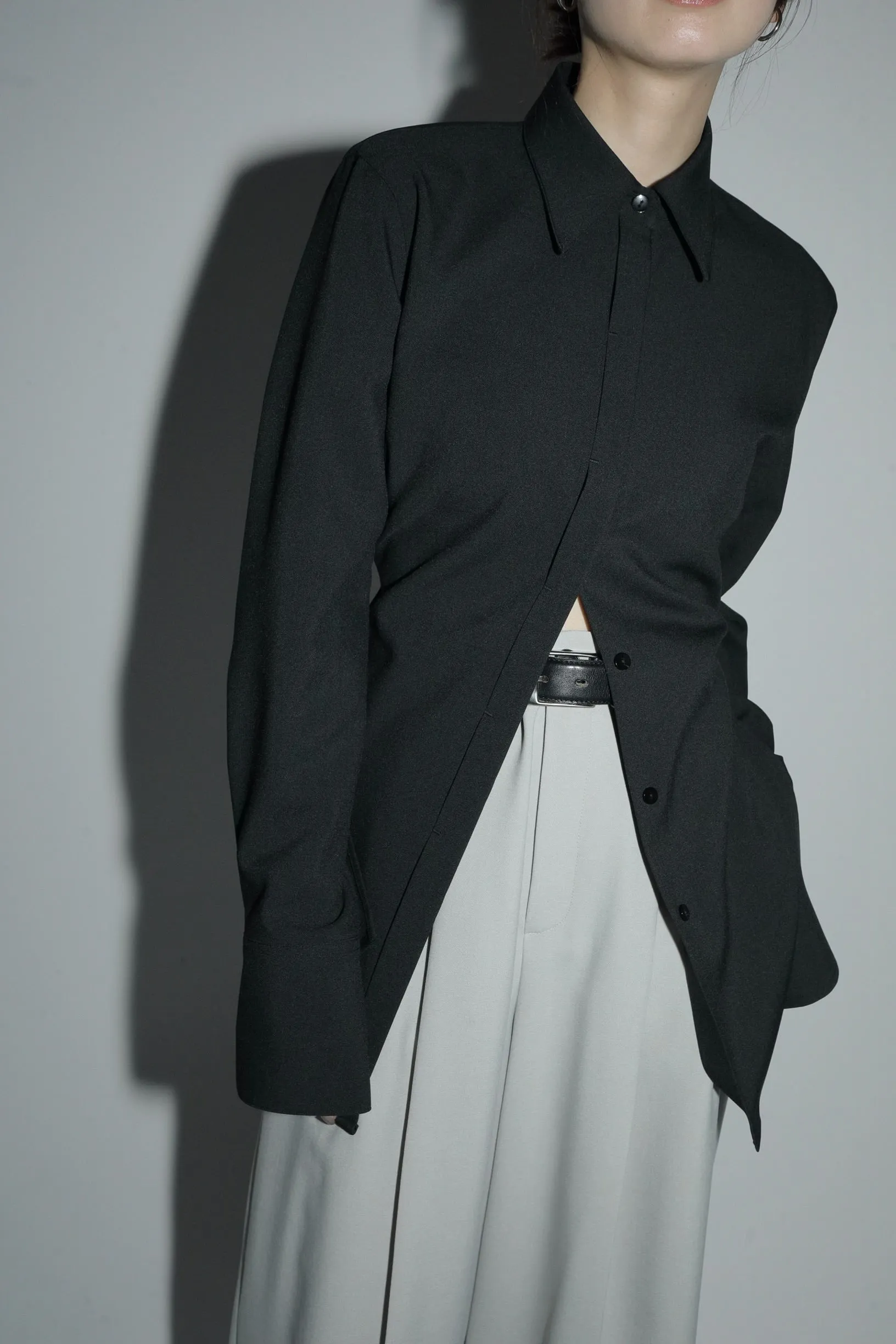 back open shape shirt