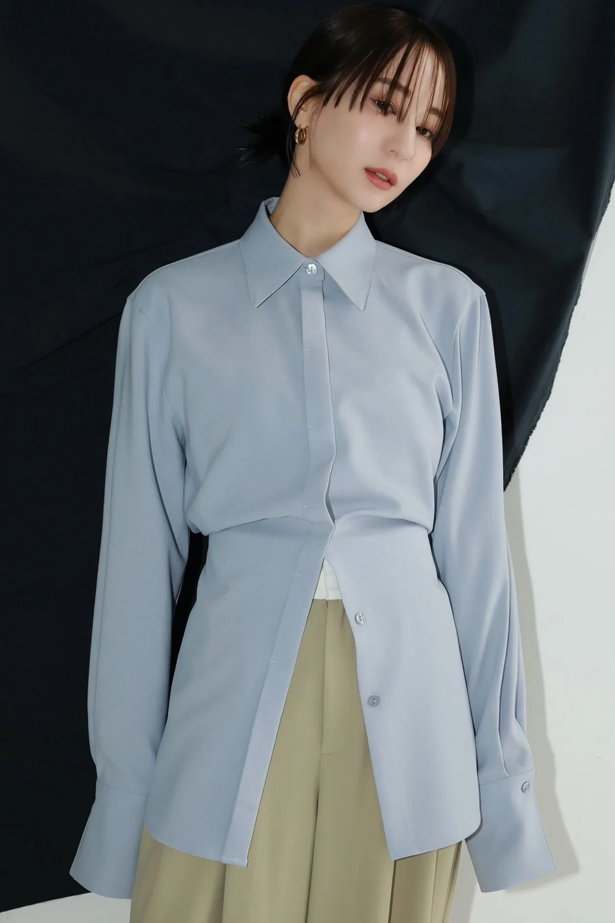 back open shape shirt