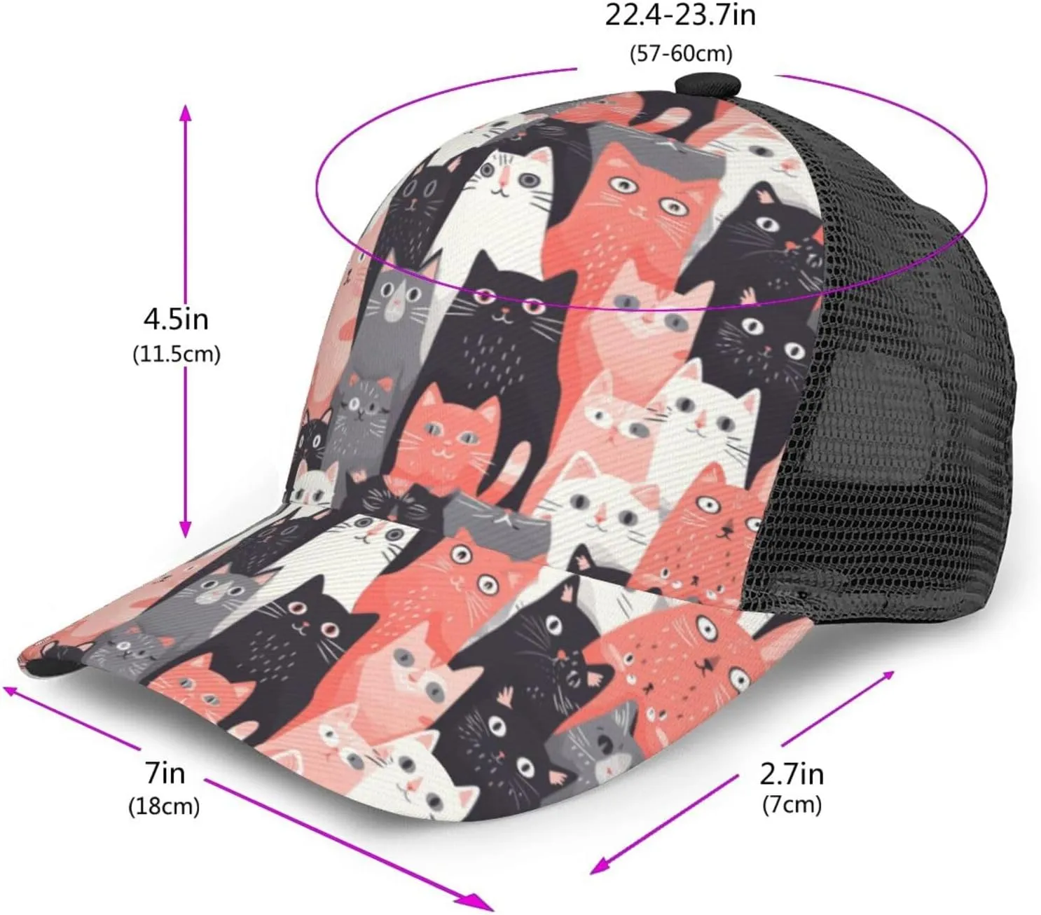 Baseball Cap Trucker Hat Tactical Operator Caps Outdoor Breath Sun Hats Breathable Mesh Curved Brim Baseball Cap