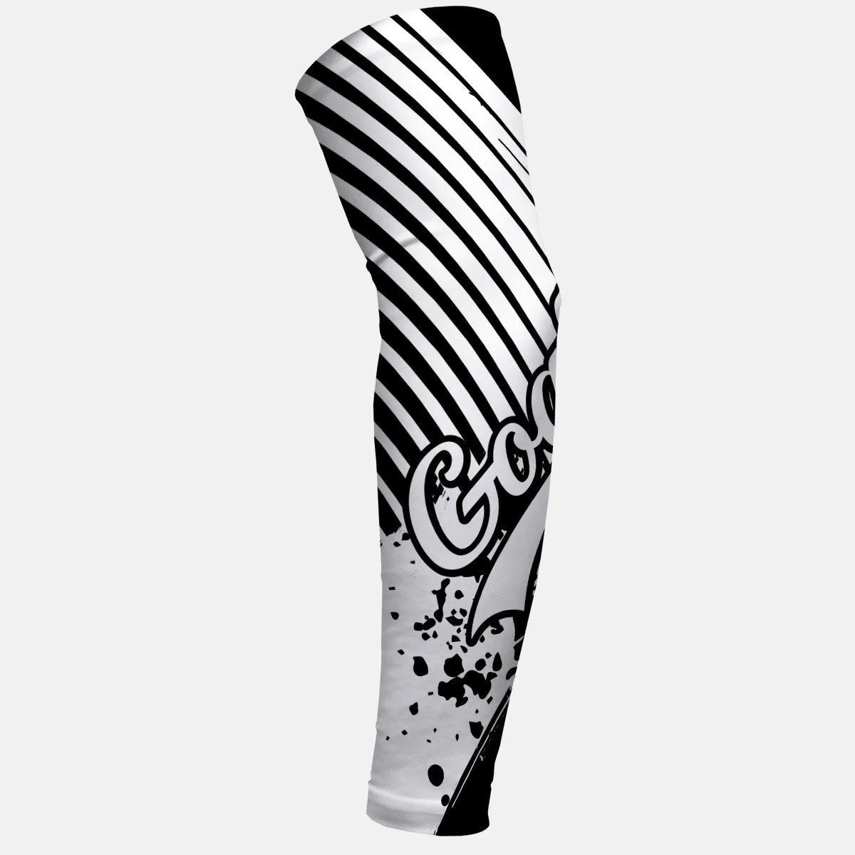 Baseball Goat Black and White Arm Sleeve
