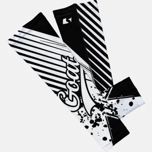 Baseball Goat Black and White Arm Sleeve