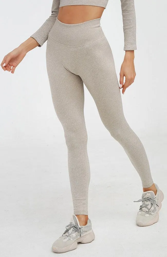 Basic Comfort Ribbed Seamless Legging - The Elite