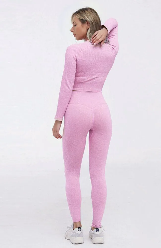 Basic Comfort Ribbed Seamless Legging - The Elite