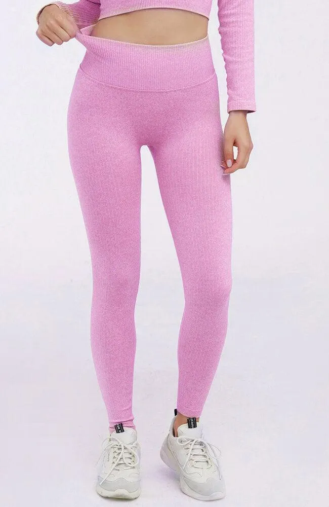 Basic Comfort Ribbed Seamless Legging - The Elite