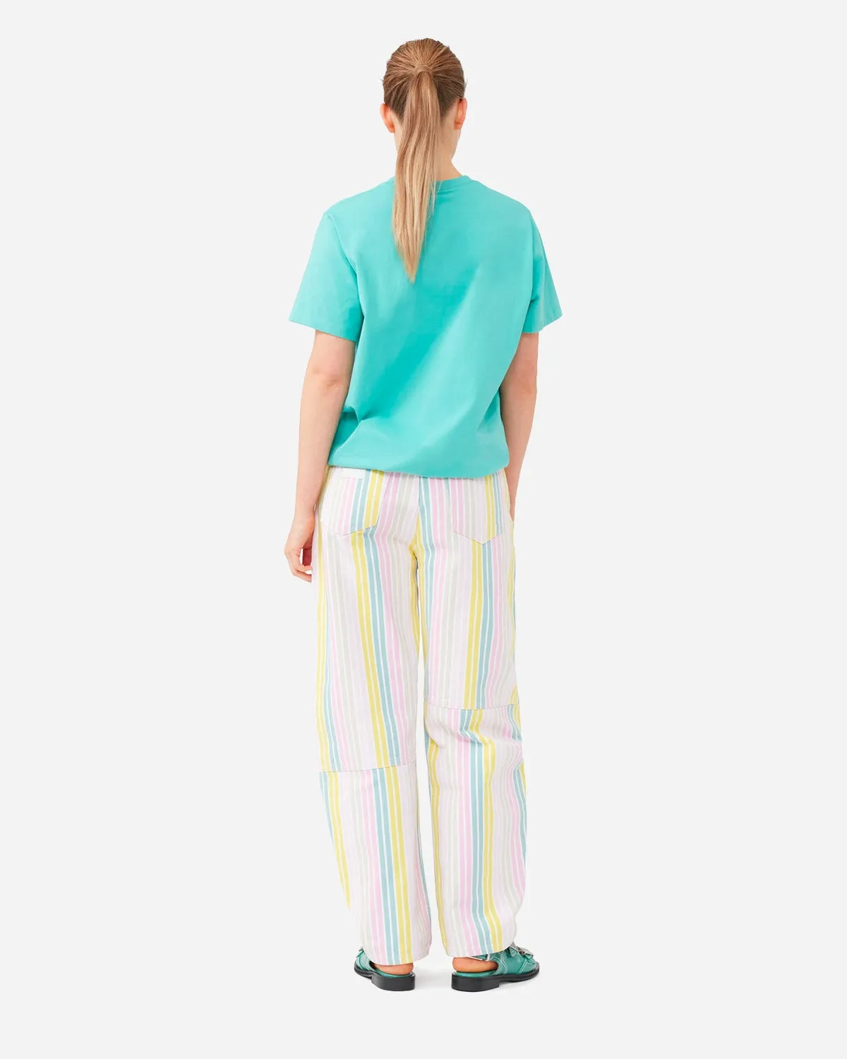 Basic Jersey Gym Relaxed T-shirt - Lagoon
