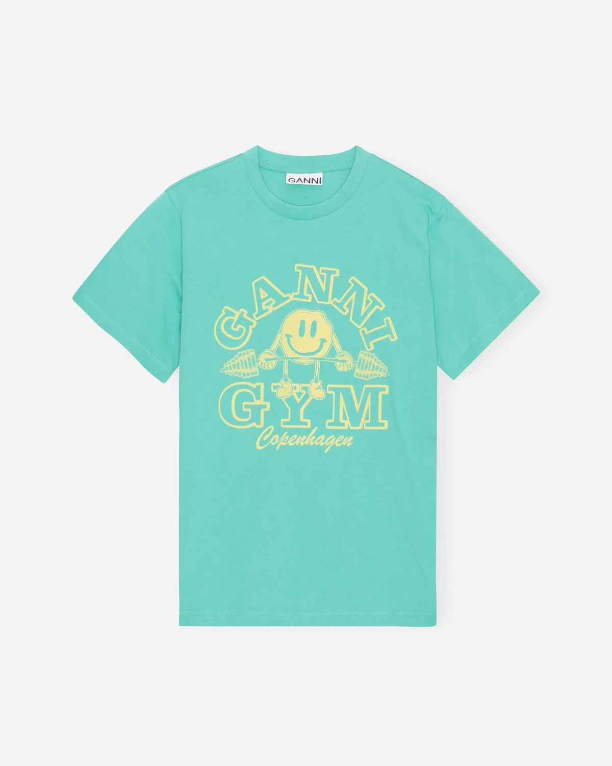 Basic Jersey Gym Relaxed T-shirt - Lagoon