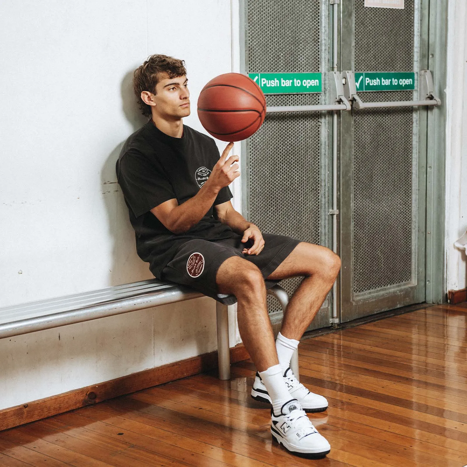 Basketball & Friends Fundamentals Members Shorts - Faded Noir