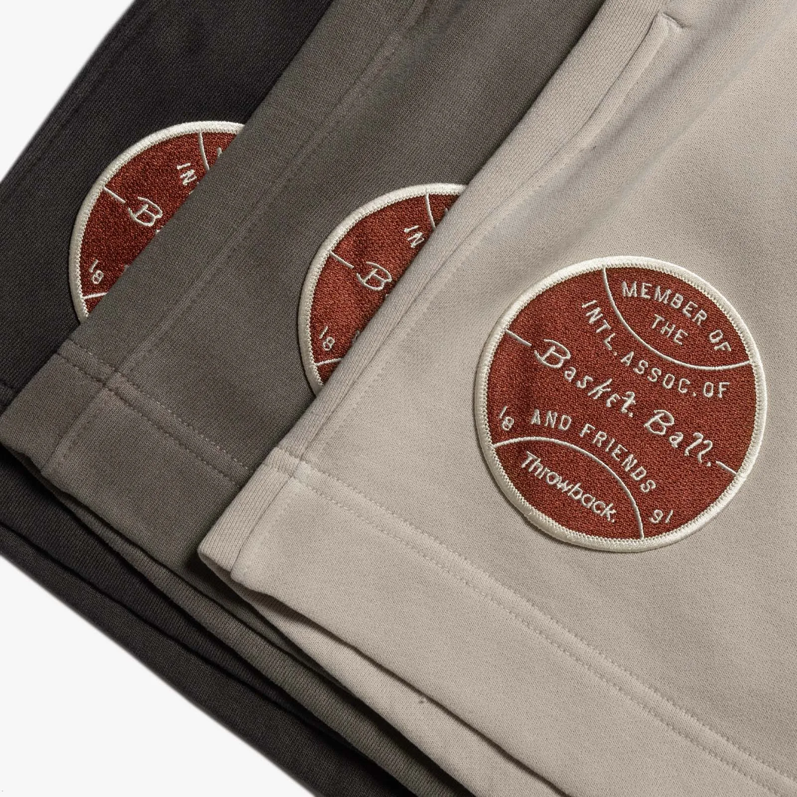 Basketball & Friends Fundamentals Members Shorts - Faded Noir