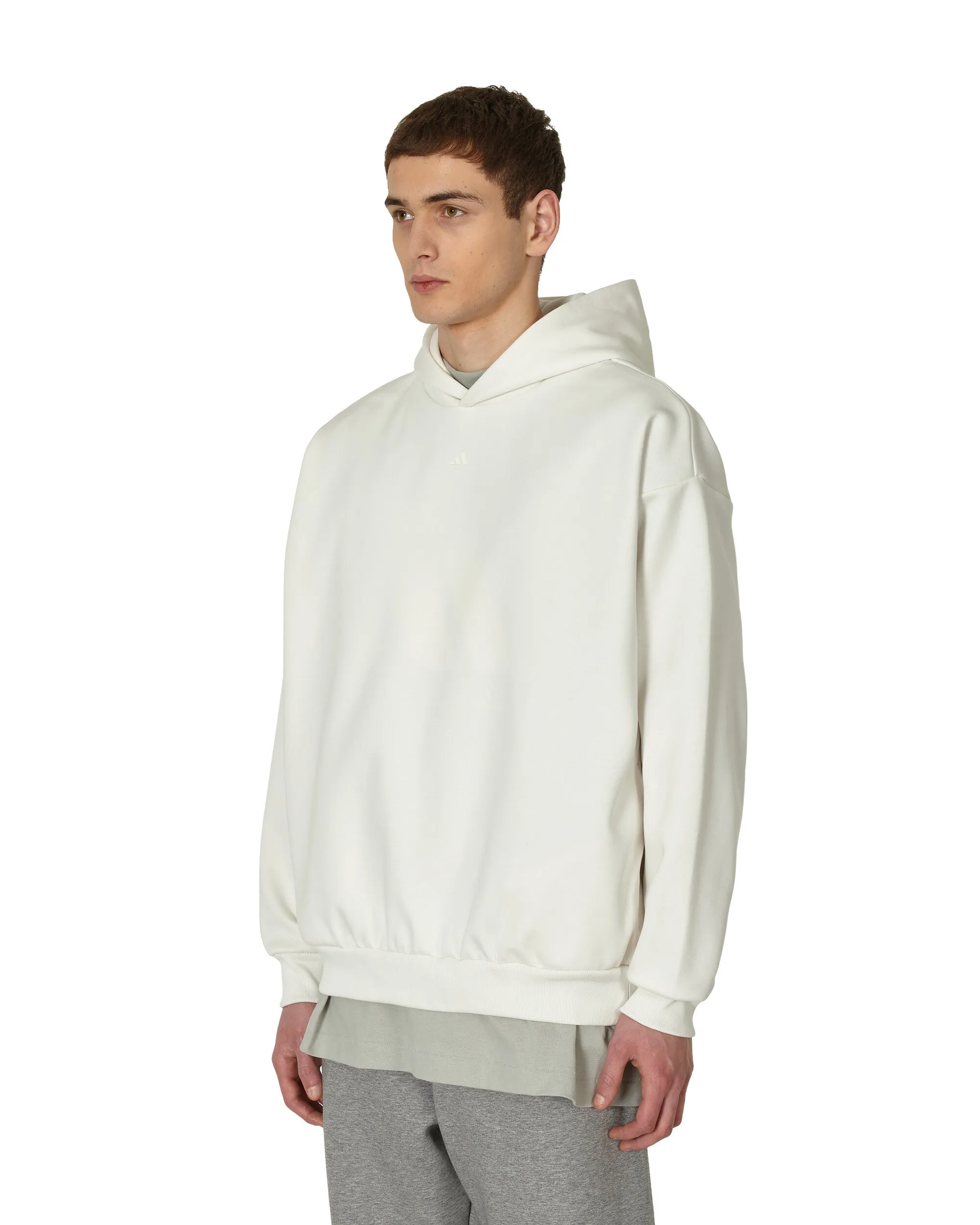 Basketball Hooded Sweatshirt White