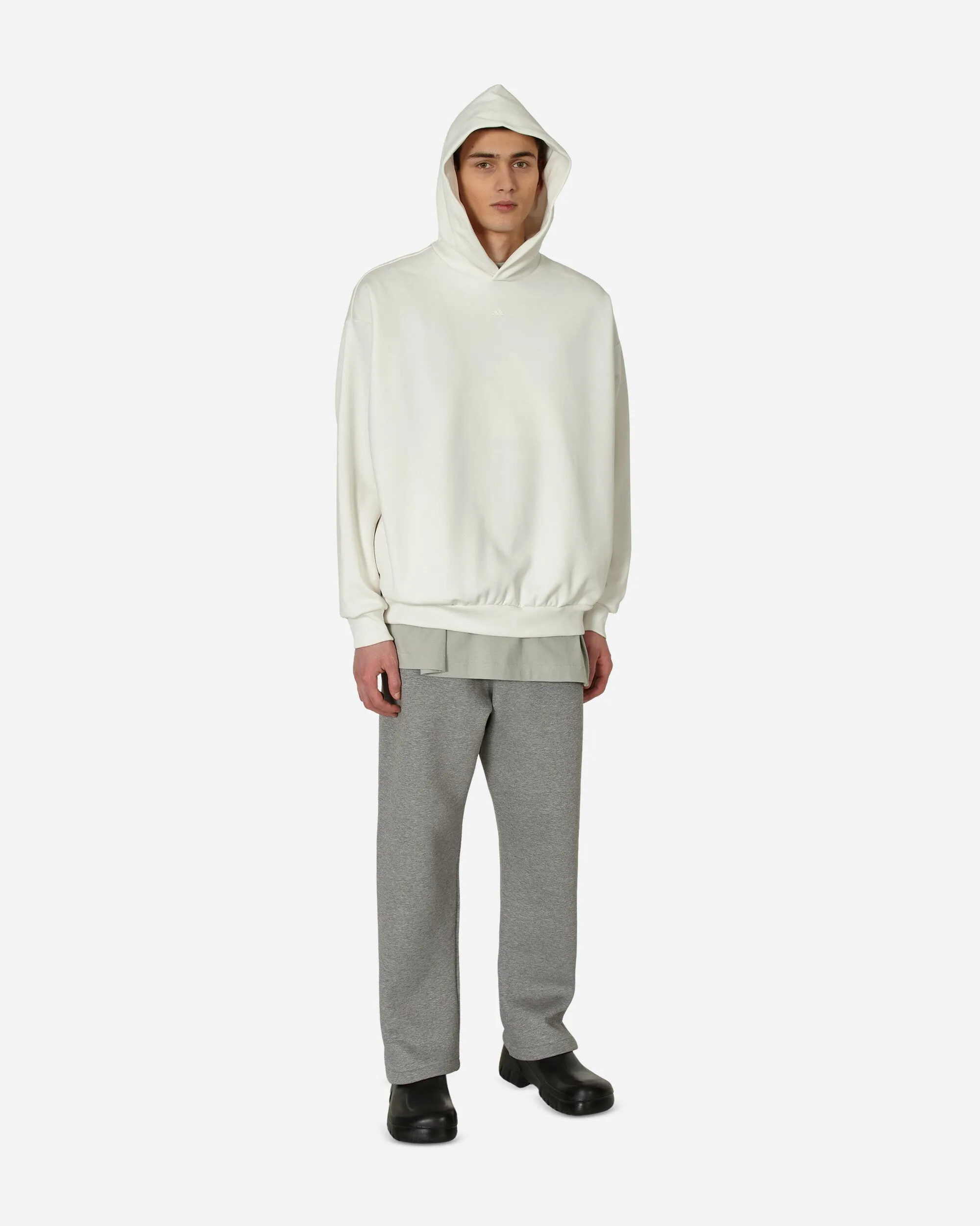 Basketball Hooded Sweatshirt White