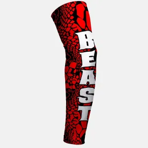 Beast Snake Skin Red Arm Sleeve