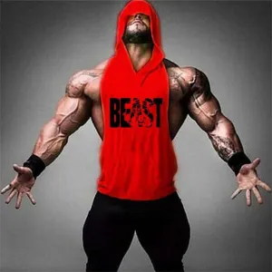 Beast Workout Sleeveless Hoodie
